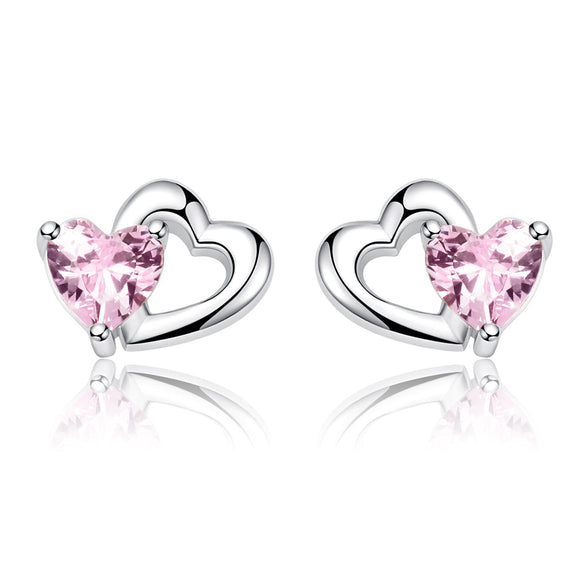 925 Sterling Silver Earrings with Pavé Setting CZ for Women