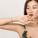 925 Sterling Silver Adjustable Bracelet for Women-8