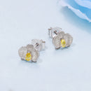 925 Sterling Silver Pavé CZ Earrings for Women - 0.6*0.8cm-3