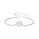 925 Sterling Silver Bracelet 150mm with CZ and Resin-1