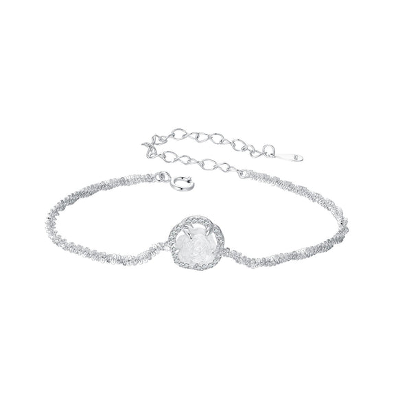 925 Sterling Silver Bracelet 150mm with CZ and Resin