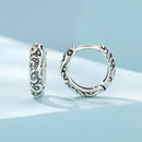 925 Sterling Silver Oxidized Earrings for Women-3