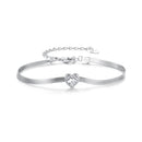 925 Sterling Silver Pavé CZ Bracelet for Women-2