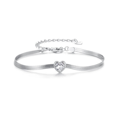 925 Sterling Silver Pavé CZ Bracelet for Women - 0
