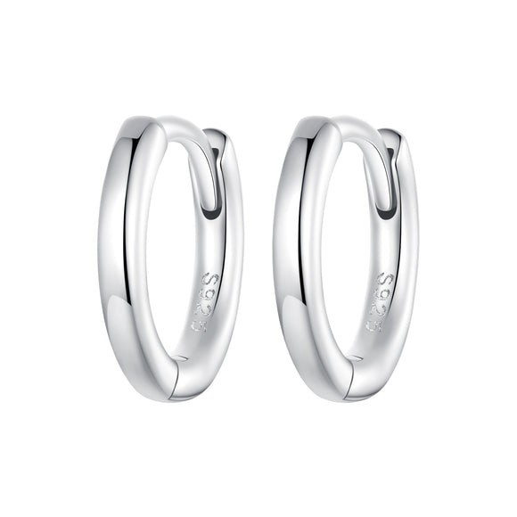925 Sterling Silver & White Gold Plated Earrings for Women