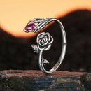 925 Sterling Silver Ring with Pavé Setting CZ, Width 0.15cm, Women's Jewelry-3