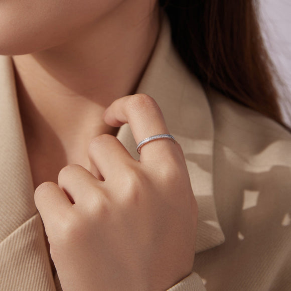 925 Sterling Silver Nano Opal Ring Size 6.0 for Women