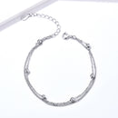 925 Sterling Silver Adjustable 19cm Bracelet for Women-2