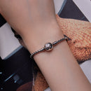 925 Sterling Silver Bracelet 19cm with CZ Stones for Women-8
