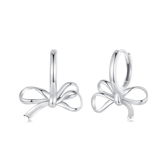 925 Sterling Silver Earrings 20x18mm with Oxidized Finish for Women