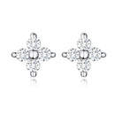 925 Sterling Silver CZ Earrings for Women-1