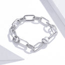 925 Sterling Silver Oxidized Bracelet 17cm for Women-2