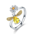 925 Sterling Silver Ring - 0.2cm Width, 1.6*1.5cm Size for Women-1