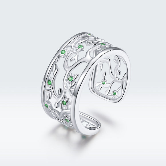 S925 Sterling Silver Pavé Setting CZ Ring