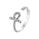 925 Sterling Silver Oxidized 2.2mm Ring for Women-2
