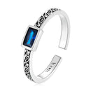925 Sterling Silver Ring with Pavé Setting CZ-1