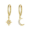 925 Sterling Silver Earrings with Pavé Setting CZ for Women-1