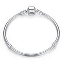 925 Sterling Silver 17cm Bracelet for Women-5