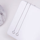 925 Sterling Silver Plated Platinum Pavé Setting CZ Earrings for Women-4