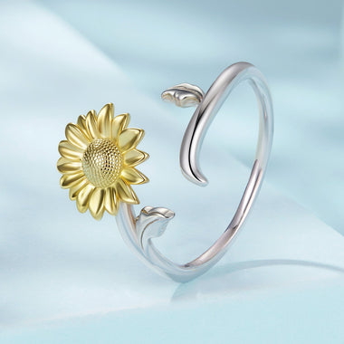 925 Sterling Silver Plated White Gold Ring for Women - 0