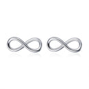 925 Sterling Silver Earrings for Women - 0.6*1.3 cm, Plated Platinum-1
