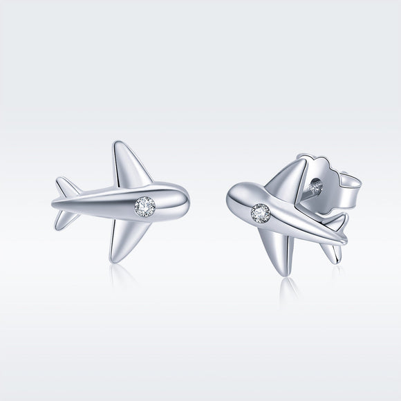 925 Sterling Silver Earrings with Pavé Setting CZ for Women