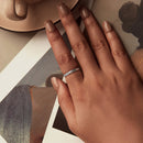 925 Sterling Silver Oxidized 2.8mm Band Ring Size 6.0 for Women-5