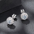 925 Sterling Silver 0.5 Carat Moissanite Earring for Women-7