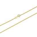 925 Sterling Silver Plated Platinum 45cm Necklace for Men-1