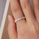925 Sterling Silver Ring for Women - Style E, 0.4cm Width-4