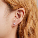 925 Sterling Silver Translucent Opal Earrings for Women-5