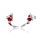 925 Sterling Silver Plated Earrings with Pavé Setting CZ for Women-1