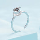 925 Sterling Silver Ring with Pavé Setting CZ-2