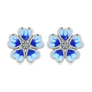 925 Sterling Silver Enamel Earrings for Women-1