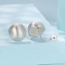 925 Sterling Silver 1.4cm White Gold Plated Earrings-2