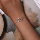 925 Sterling Silver CZ Pavé Setting Bracelet-5