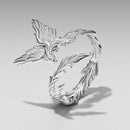 925 Sterling Silver White Gold Plated Rings-2