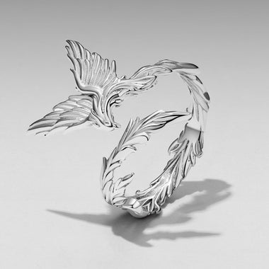 925 Sterling Silver White Gold Plated Rings - 0