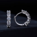 925 Sterling Silver 0.20 Carat Moissanite Earrings for Women-4