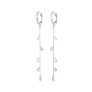 S925 Sterling Silver Pavé Setting CZ Earrings for Women-1