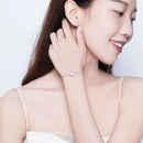 925 Sterling Silver & Platinum Plated CZ Bracelet for Women-7