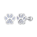 925 Sterling Silver Nano Opal Stone Earrings 6mm-1
