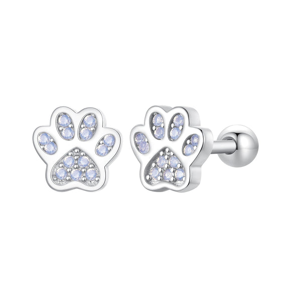 925 Sterling Silver Nano Opal Stone Earrings 6mm