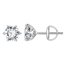 S925 Sterling Silver 2.00 Carat Moissanite Earrings for Women-1