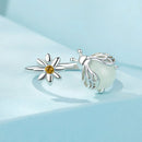 925 Sterling Silver Width 1.8mm Pavé Setting CZ Luminous Stone Ring-6