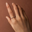 925 Sterling Silver Moissanite 0.005ct 1.4mm Ring Size 6 for Women-7