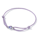 925 Sterling Silver Adjustable 24cm CZ Resin Bracelet for Women-5