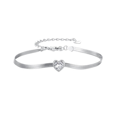 925 Sterling Silver Pavé CZ Bracelet for Women