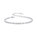 925 Sterling Silver + White Gold Plated Bracelet-2