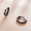 925 Sterling Silver & Plated Black Gold Earrings-4